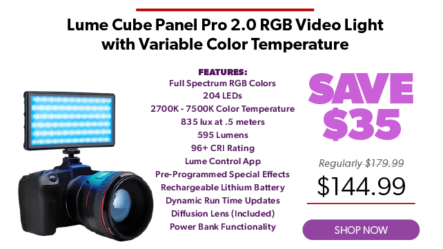 Lume Cube Panel Pro 2.0 RGB Light