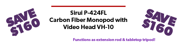 Sirui PH-20 Gimbal HeadSirui P-424FL