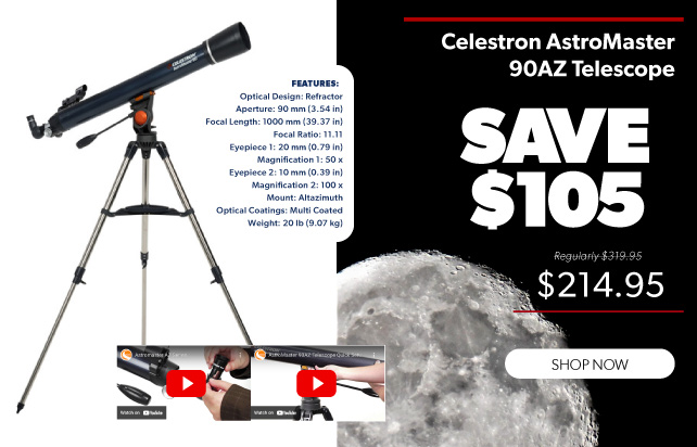 Celestron AstroMaster 90AZ Telescope