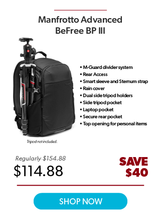 Manfrotto Advanced BeFree BP III