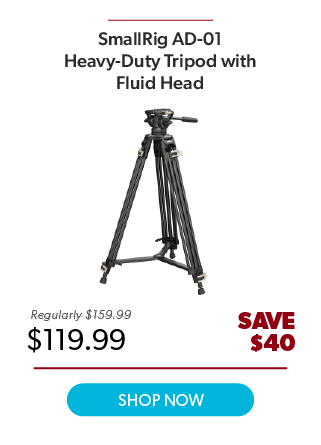 SmallRig AD-01 Heavy-Duty Tripod with Head