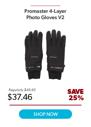 Promaster 4-Layer Photo Gloves V2