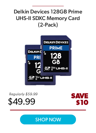 Delkin Devices 128GB Memory Card 2-Pack