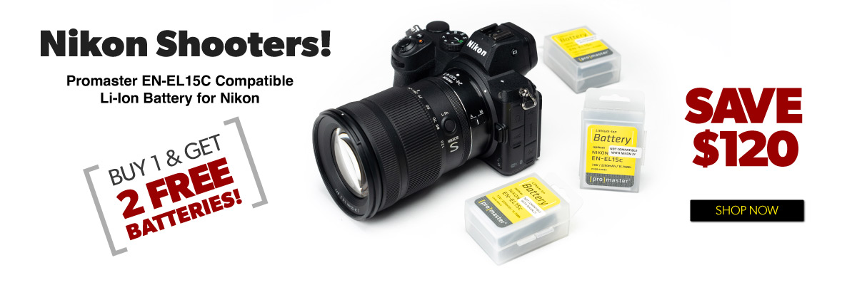 Promaster Batteries for Nikon