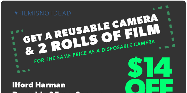 Harman Reusable Camera with Film