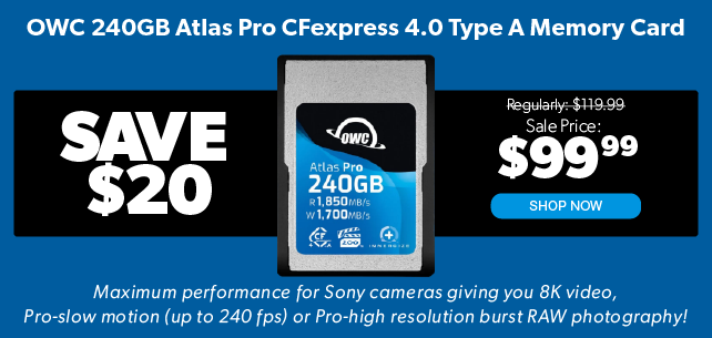 OWC 240GB Atlas Pro CFexpress