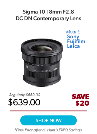 Sigma 10-18mm F2.8 Lens