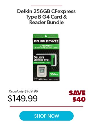 Delkin 256GB EFexpress Card and Reader