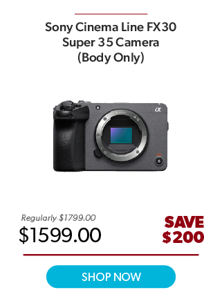 Sony FX30 Body