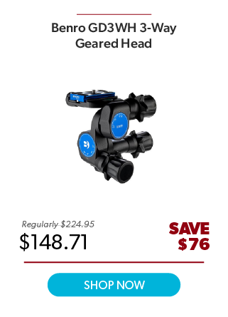 Benro 3-Way Geared Head